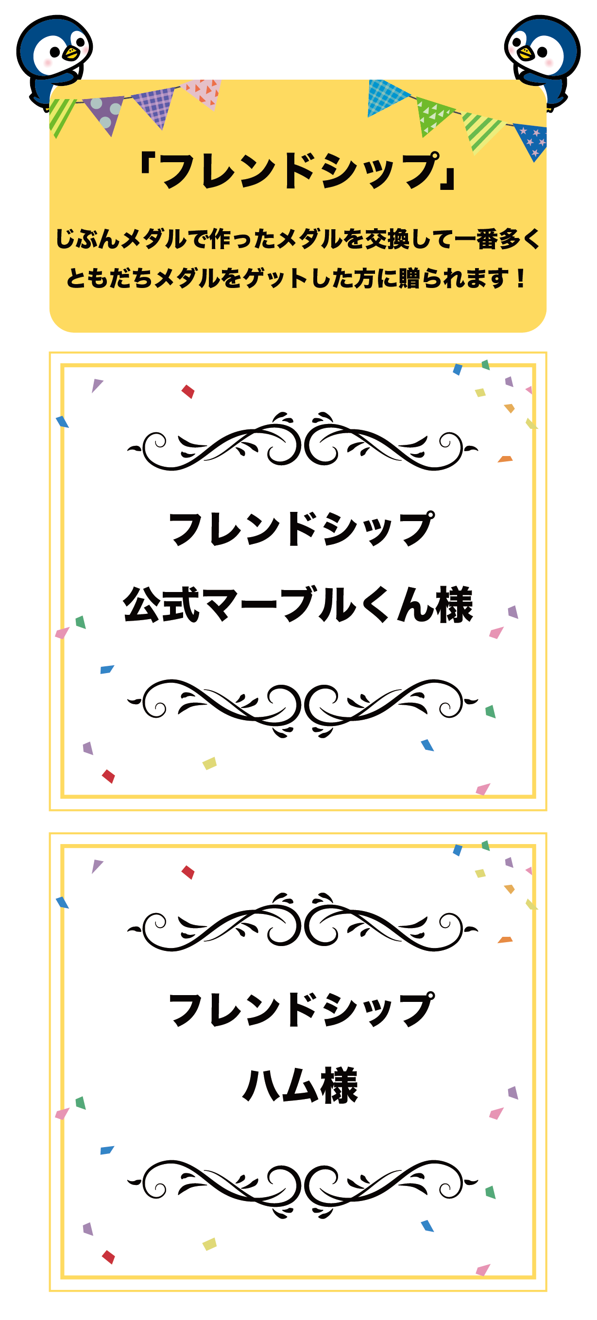 メダル部門受賞者
