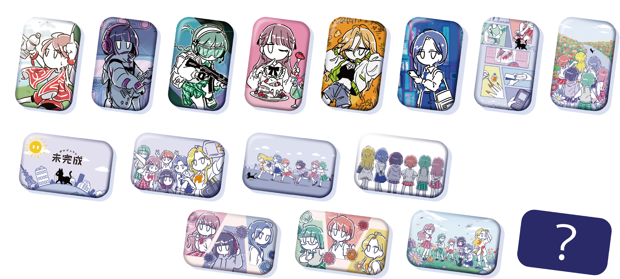 SALAD DAYS 缶バッジ 全16種