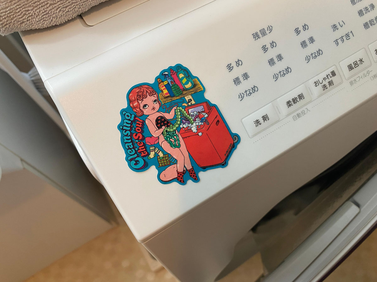 ステッカーの貼り方 060